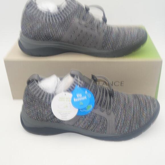 NEW Nurse Mates Align Torri Gray Shimmer Women's Sneakers Shoes Size 9.5 - Picture 4 of 13
